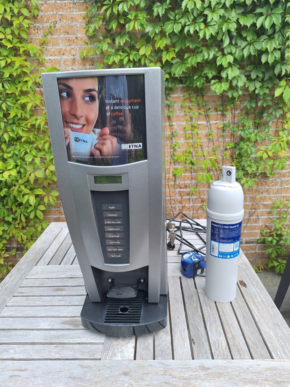 ETNA Koffiemachine MIN032BSL0ECNL1 met Brita filter, Ophalen, Gebruikt, Overige typen, 10 kopjes of meer