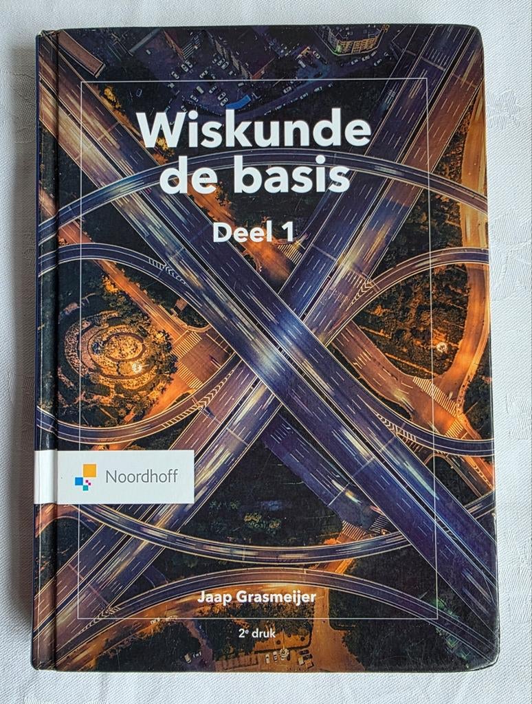 Wiskunde de basis Deel 1, Zo goed als nieuw, Beta, Jaap Grasmeijer, HBO
