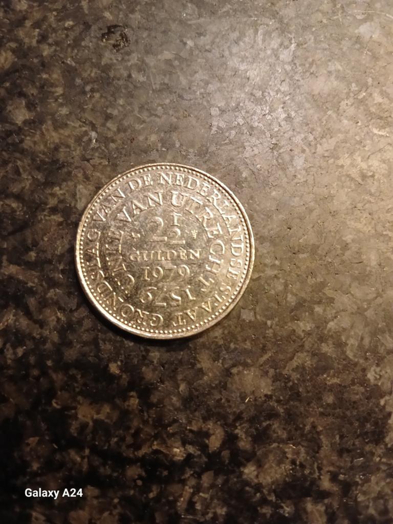 Speciale 2,5 Gulden Rijksdaalder Unie van Utrecht, Postzegels en Munten, Ophalen of Verzenden