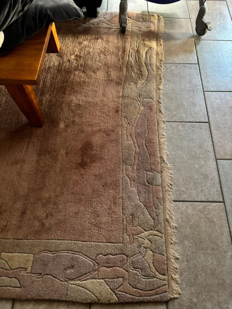 Wollen Vloerkleed, Ophalen, Gebruikt, 200 cm of meer, 200 cm of meer