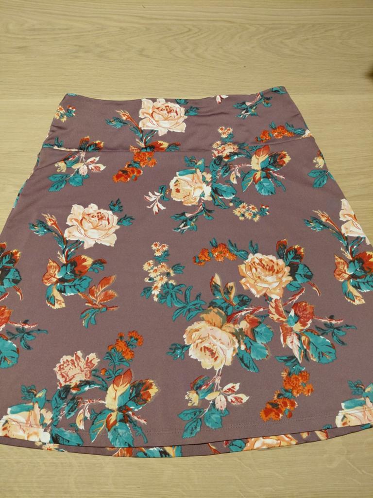 KING LOUIE , rokje, oud rose, groen, rozen, L, Kleding | Dames, Rokken, Overige kleuren, Maat 42/44 (L), Ophalen of Verzenden
