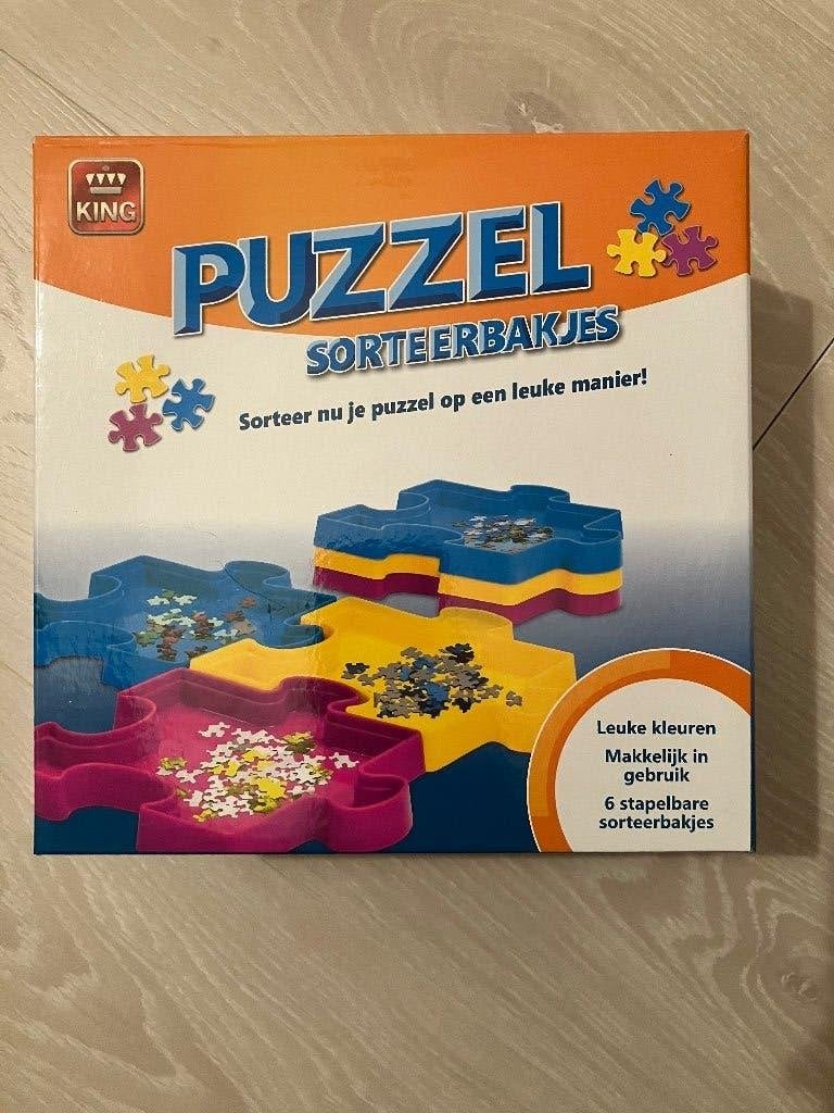 Puzzel sorteerbakjes, Ophalen of Verzenden, Minder dan 500 stukjes, Zo goed als nieuw, Legpuzzel