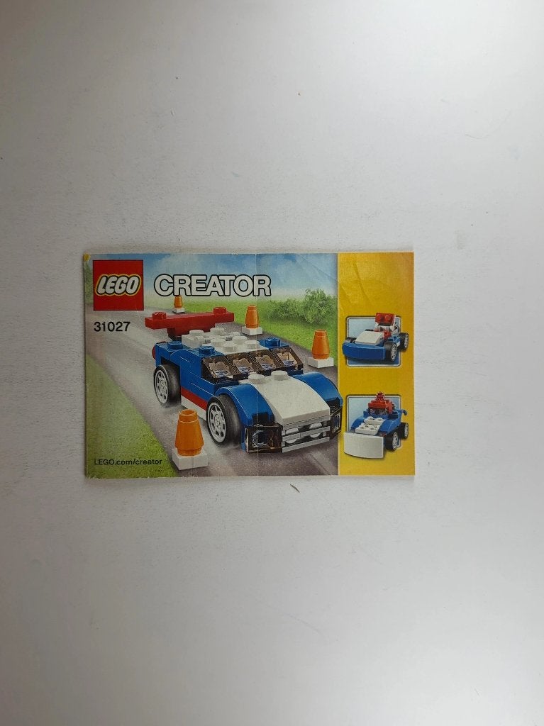 LEGO Creator 31027 (Instructions) for Set 31027 Blue Racer, Gebruikt, Lego, Overige typen, Ophalen of Verzenden