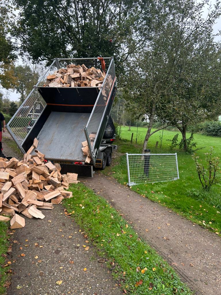 Haardhout droge stookmix, Minder dan 3 m³, Ophalen