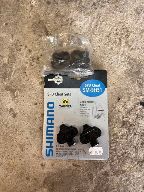 Shimano SPD SM-SH51 schoenplaatjes, Fietsen en Brommers, Fietsonderdelen, Crankstel of Pedalen, Ophalen of Verzenden, Racefiets
