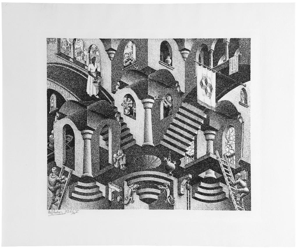 Originele Escher kopen of verkopen, Ophalen, Overige technieken, Origineel, 1900 - 1949