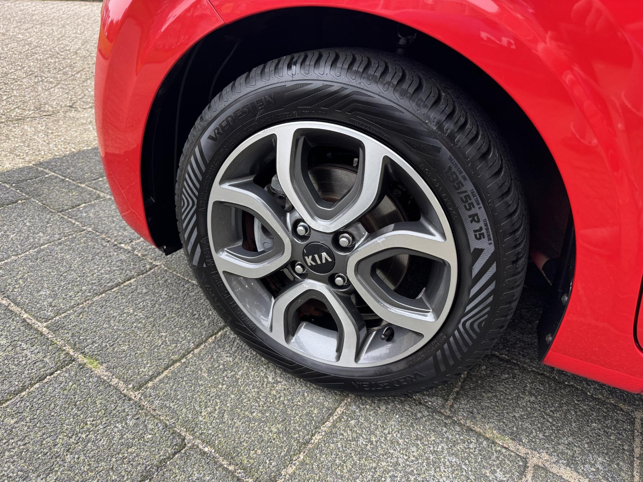 Kia Picanto 1.0 CVVT First Edition Dealeronderhouden, Apple, Voorwielaandrijving, Stof, Gebruikt, Euro 6