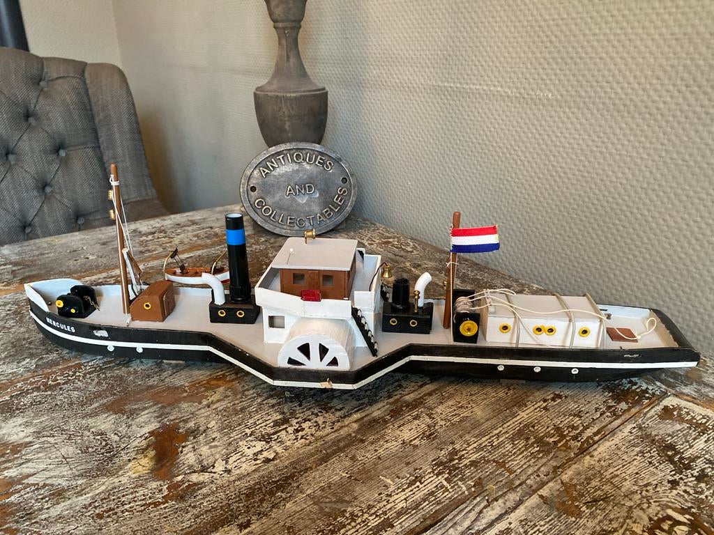 Modelboot (stoom)Hercules, Hobby en Vrije tijd, Modelbouw | Auto's en Voertuigen, Gebruikt, Overige typen, Groter dan 1:32, Overige merken