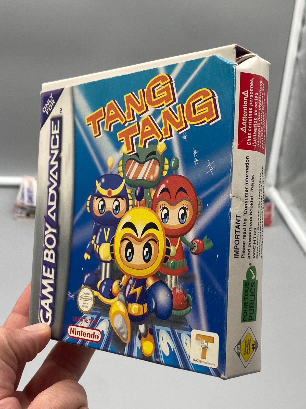 Tang Tang – Nintendo Game Boy Advance – Compleet, Spelcomputers en Games, Nintendo, Puzzel en Educatief, Www.nintendo.com, 1 speler