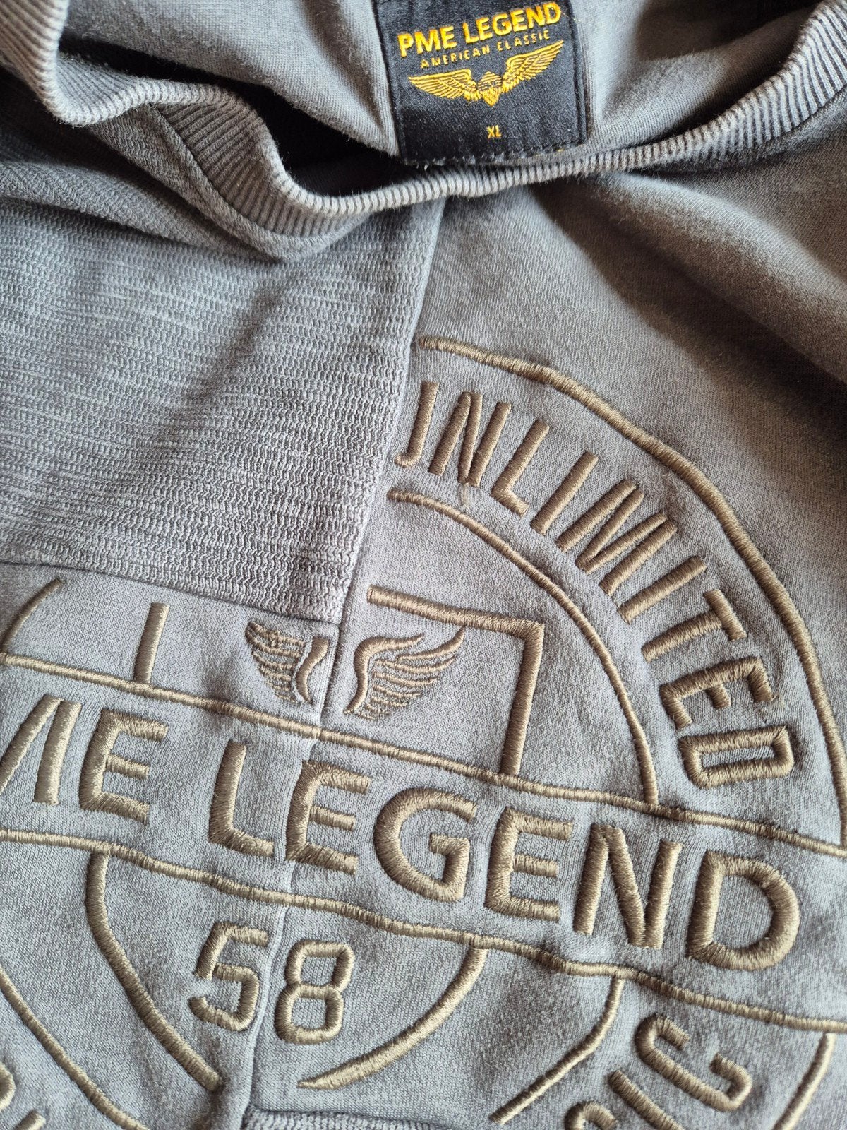 Pme Legend Pall Mall sweater trui Antraciet Maat XL, Kleding | Heren, Verzenden, ., Maat 56/58 (XL), Zo goed als nieuw