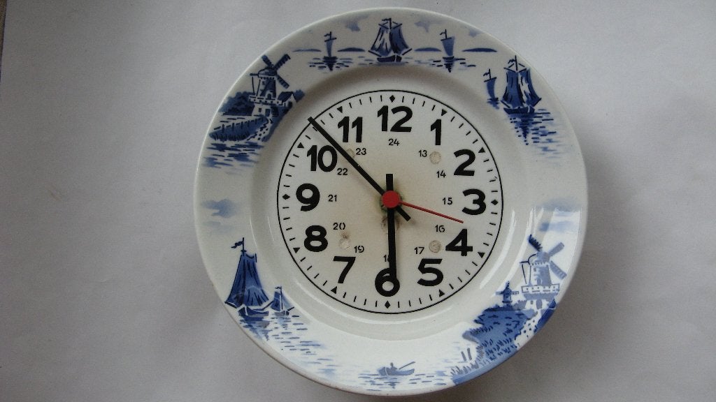vintage keukenklok, Antiek en Kunst, Antiek | Klokken, Ophalen of Verzenden