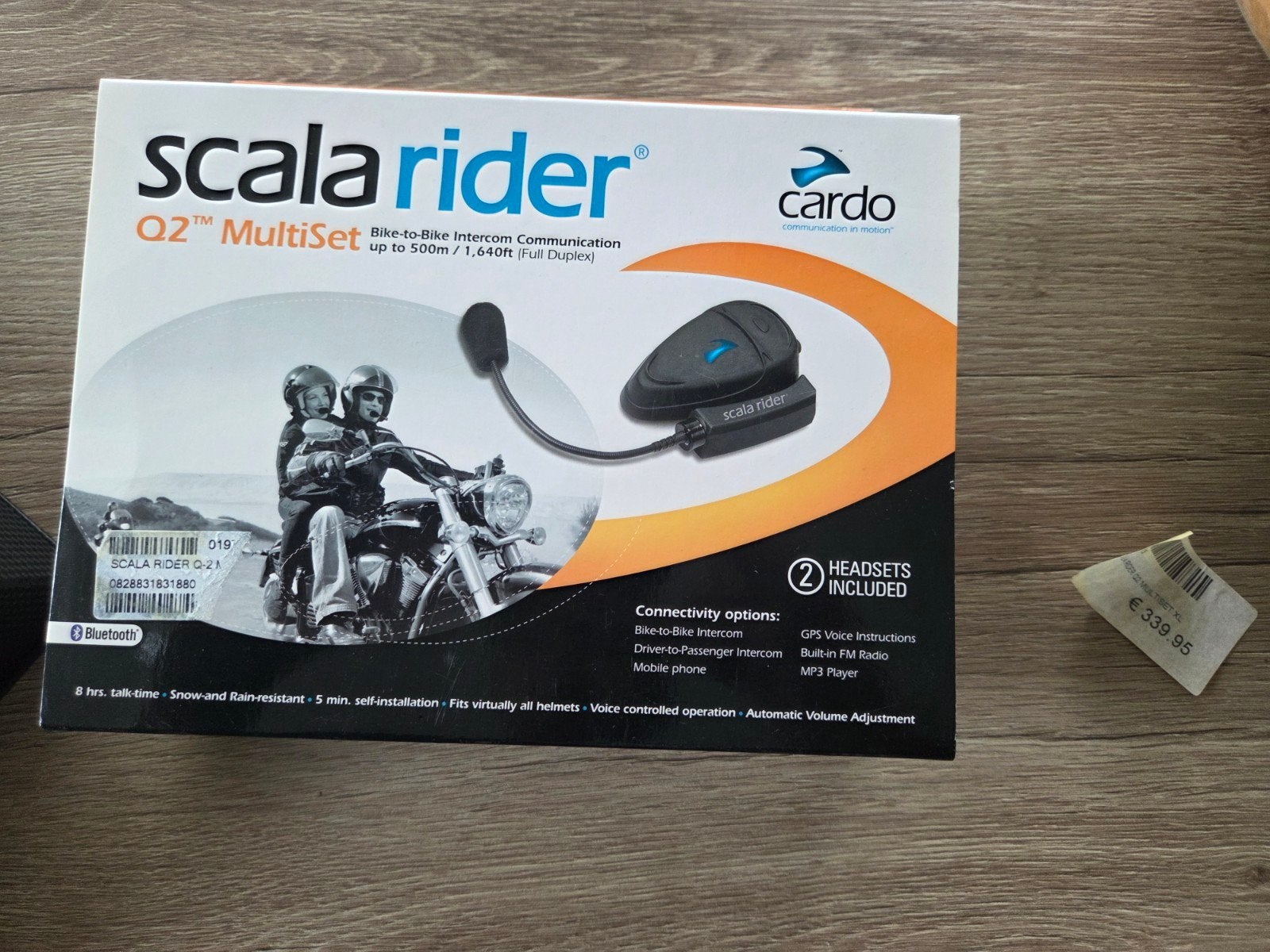 Cardo Scala Rider Q2 MultiSet motorfiets intercom, Ophalen of Verzenden, Gebruikt