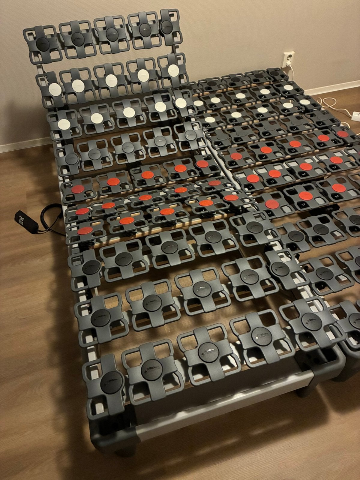 Tempur elektrisch verstelbare schotelbodems 200 x 80, Huis en Inrichting, Slaapkamer | Bedden, Ophalen, Overige materialen, Eenpersoons