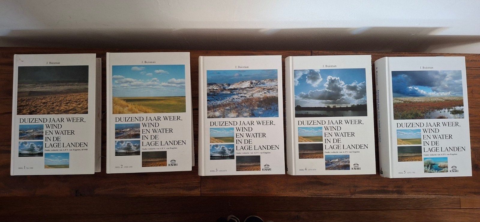 Duizend jaar weer, wind en water in de lage landen, Ophalen of Verzenden, Zo goed als nieuw, Onder redactie van A v Engelen