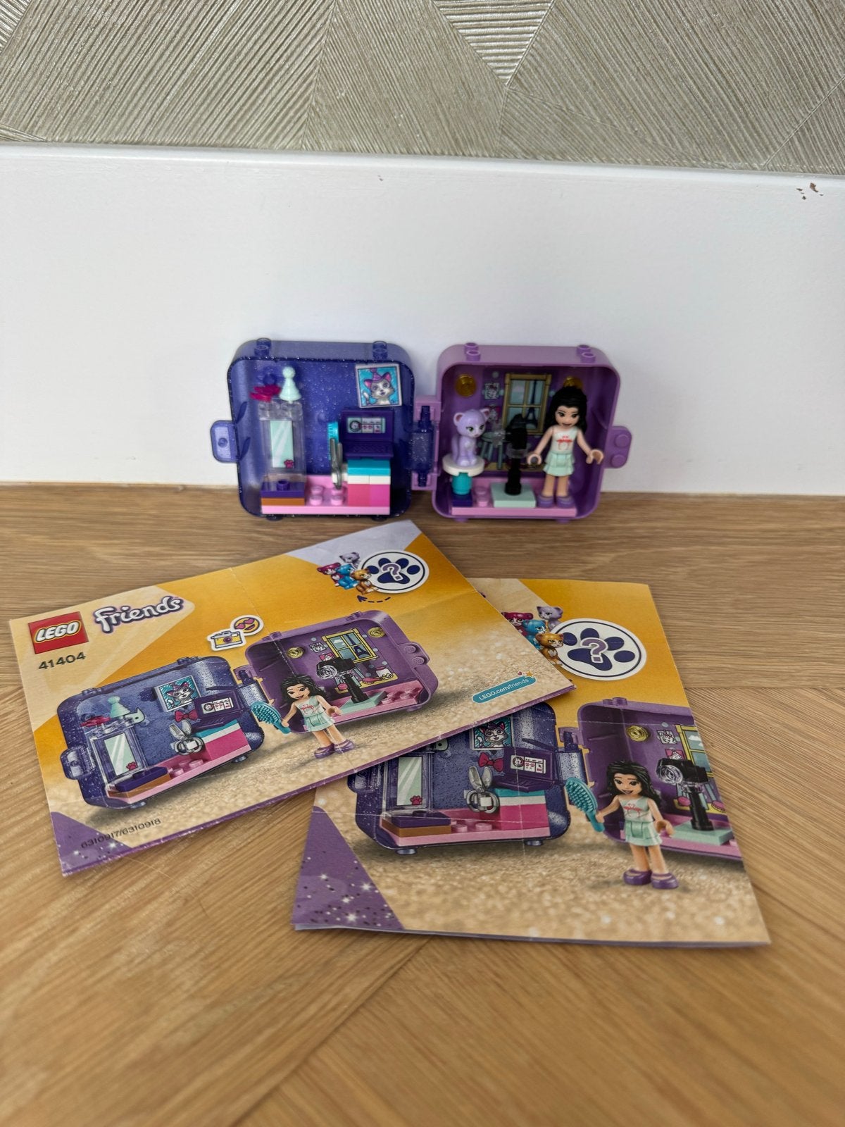 LEGO Friends 41404 Emma's Speelkubus, Ophalen of Verzenden, Zo goed als nieuw, Overige merken