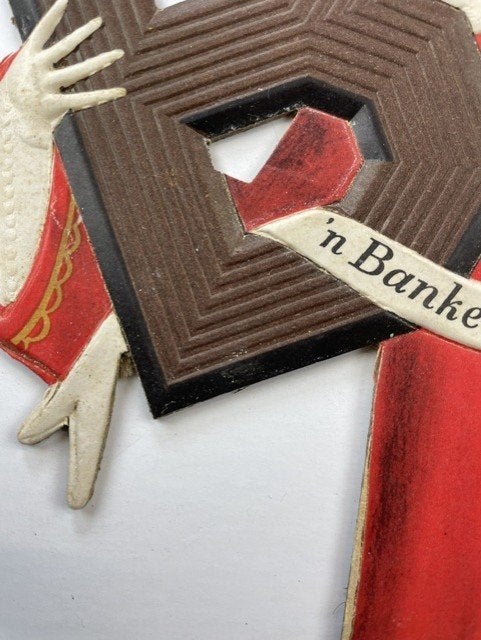 Sinterklaas winkeldisplay van karton jaren 1930, Diversen, Sinterklaas, Ophalen of Verzenden