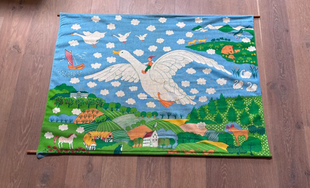 Vintage Nils Holgerson muurhanger jaren 70 Ikea, Ophalen of Verzenden