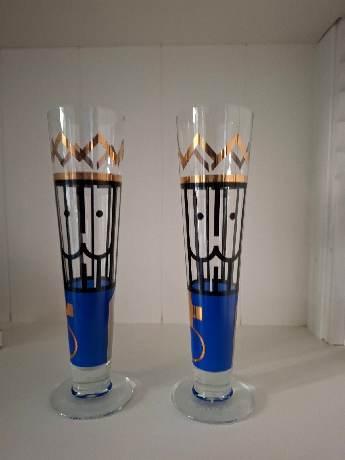 2 Ritzenhoff glazen., Ophalen of Verzenden, Zo goed als nieuw, Overige typen