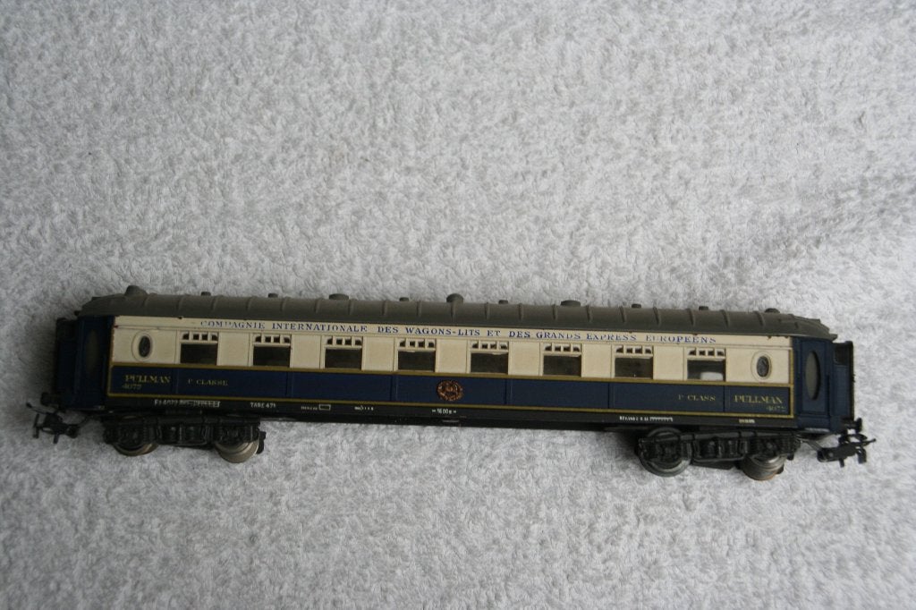 Pocher HO 206 Restaurant wagen CIWL blauw/wit 4072 (3-3), Overige merken, Wisselstroom, Wagon, Ophalen of Verzenden