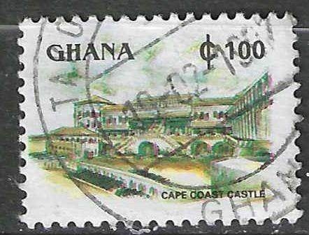 Ghana 1991 - Yvert 1296E - Fort "Cape Coast" (ST), Verzenden, Overige landen, Gestempeld