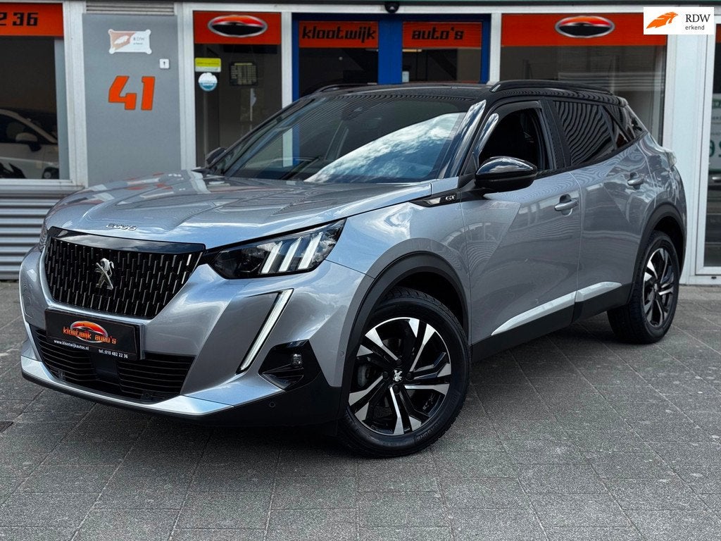 Peugeot 2008 1.2T GT Automaat I-Cockpit 3D CarPlay LED 1e Ei, Parkeersensor, Gebruikt, Zwart, 1199 cc