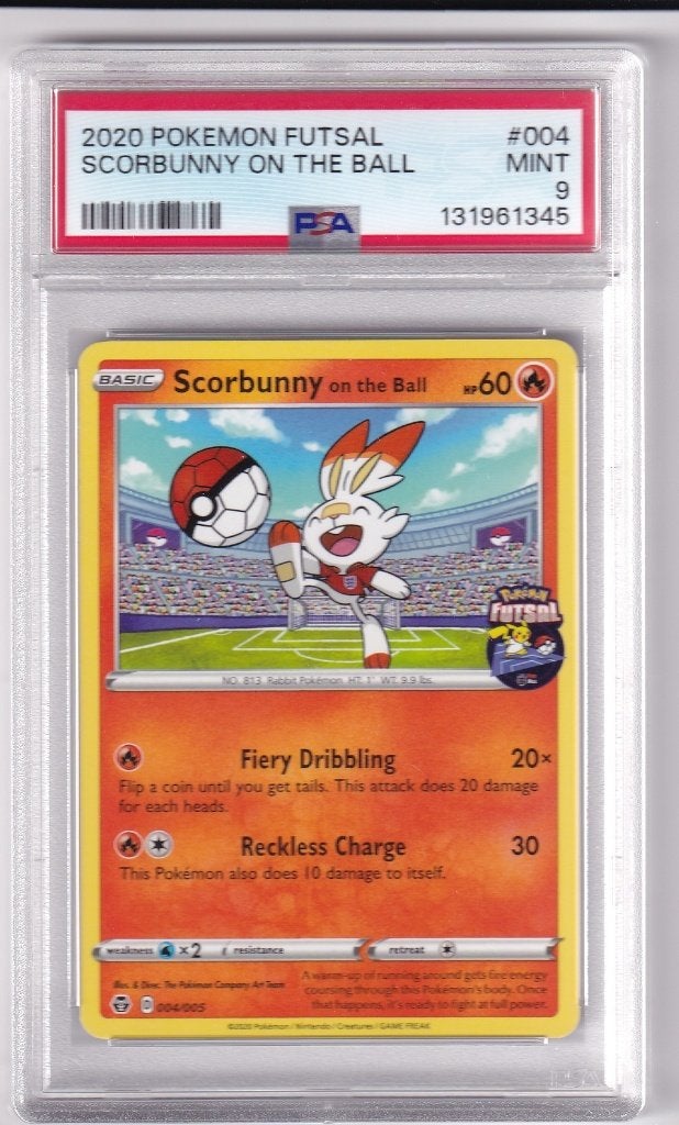 Scorbunny on the Ball (4/5) PSA 9, Verzenden, Nieuw, Losse kaart