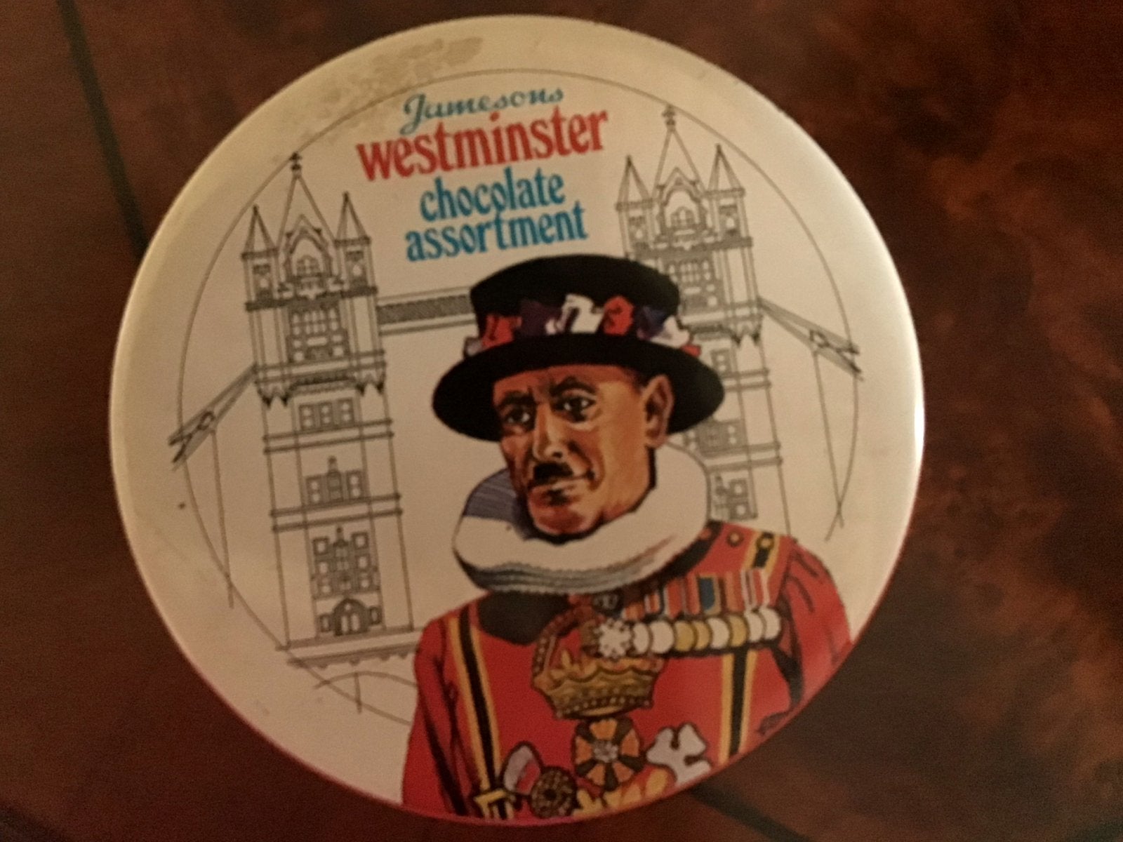 Vintage Jamesons Westminster Chocolade Blik, Antiek en Kunst, Ophalen of Verzenden