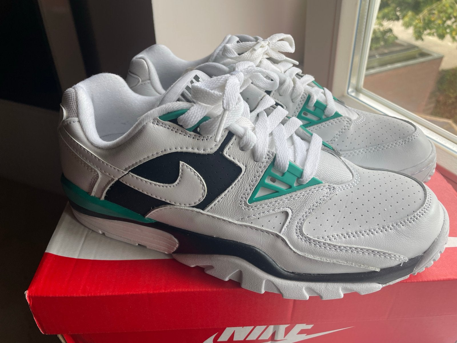 Nike Air Cross Trainer 1 - Wit/Zwart/Groen maat 42, Wit, Nieuw, Ophalen of Verzenden, Sneakers of Gympen