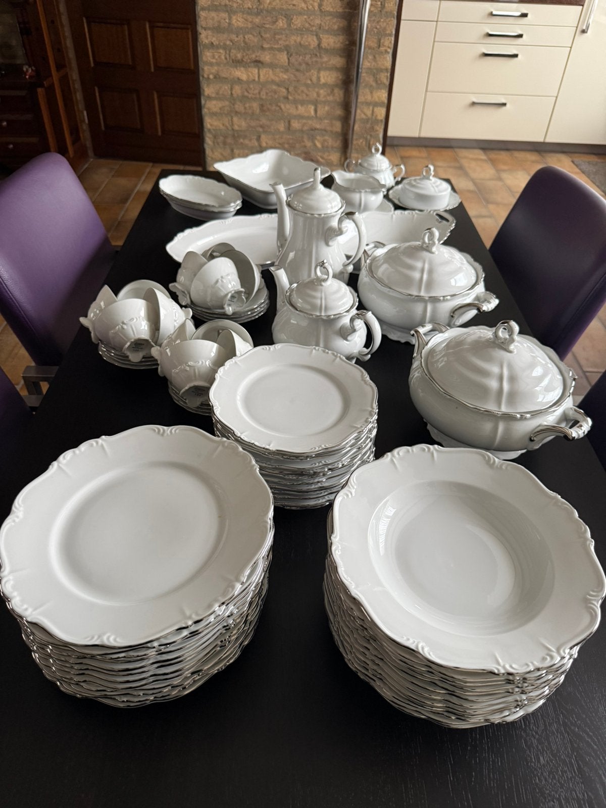 Edelstein Bavaria Maria-Theresia servies – 12 personen, Antiek en Kunst, Ophalen