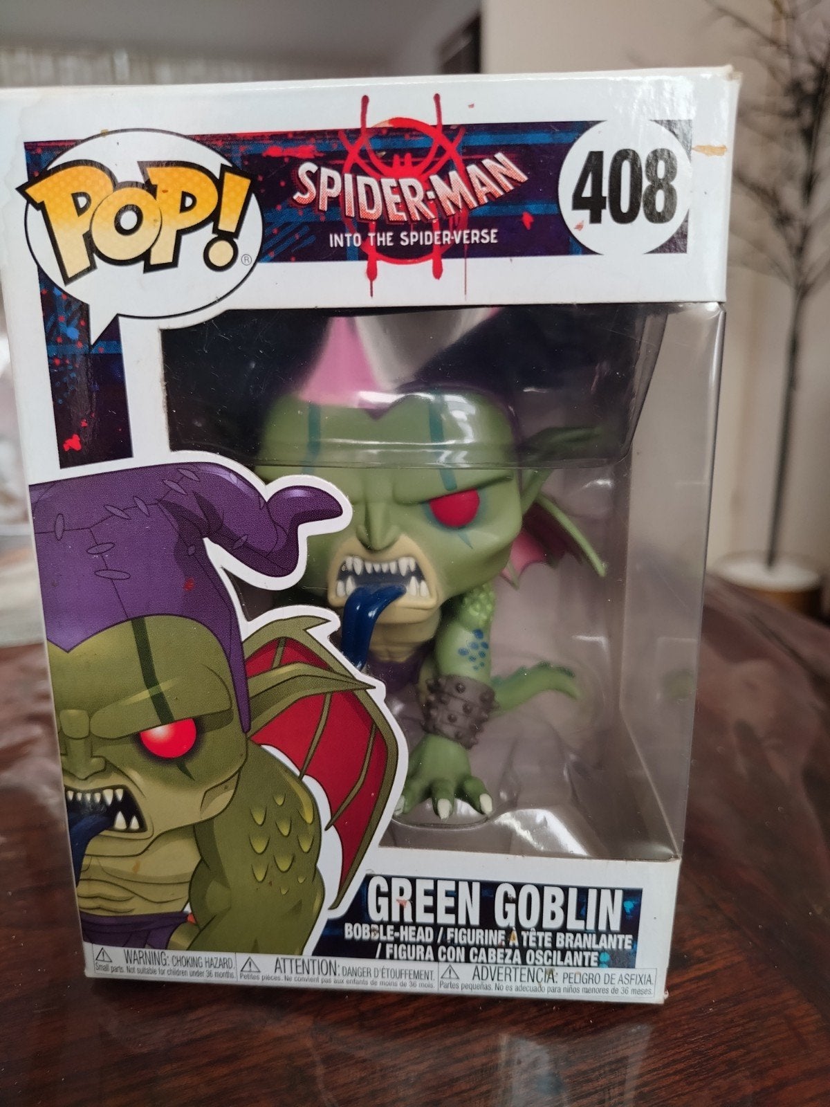Funko Pop Green Goblin #408 Spider-Man Into The Spider-Vers, Verzamelen, Ophalen of Verzenden