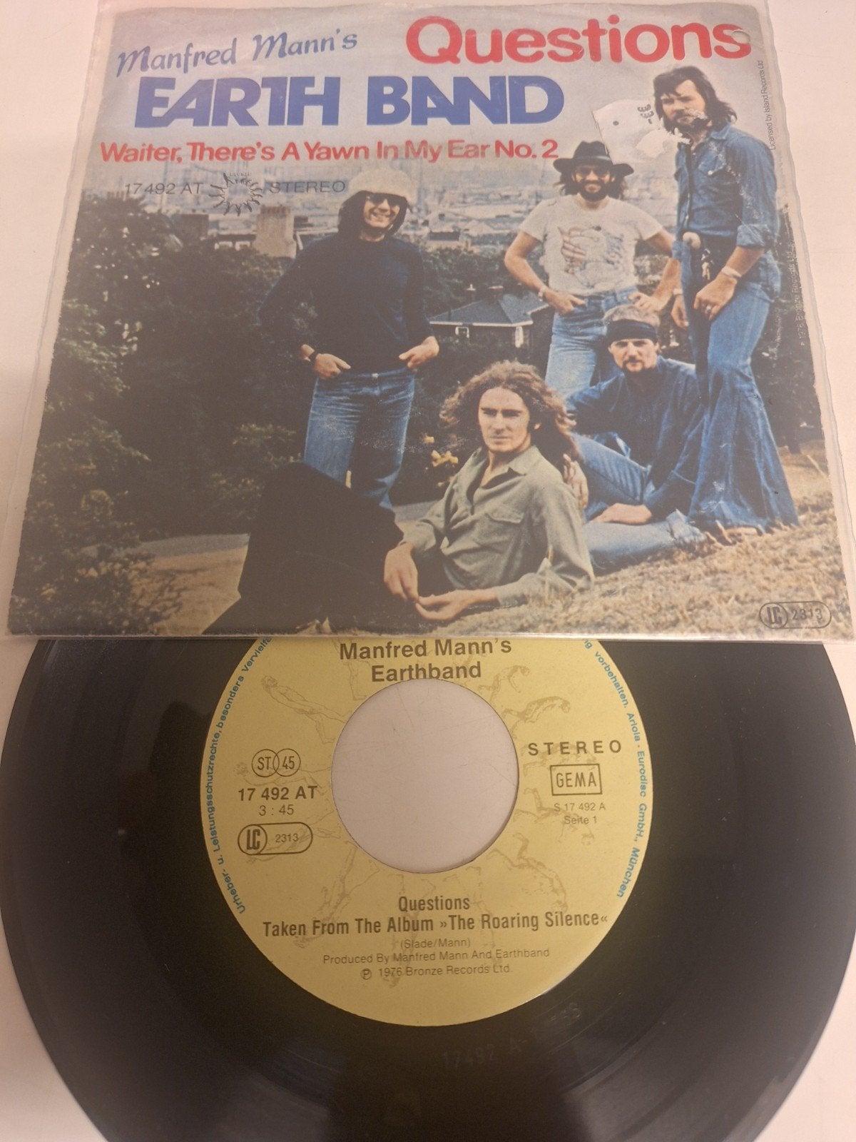 Manfred Mann's Earth Band - Questions, 1976., Fotohoes, Verzenden, 7 inch, Poprock