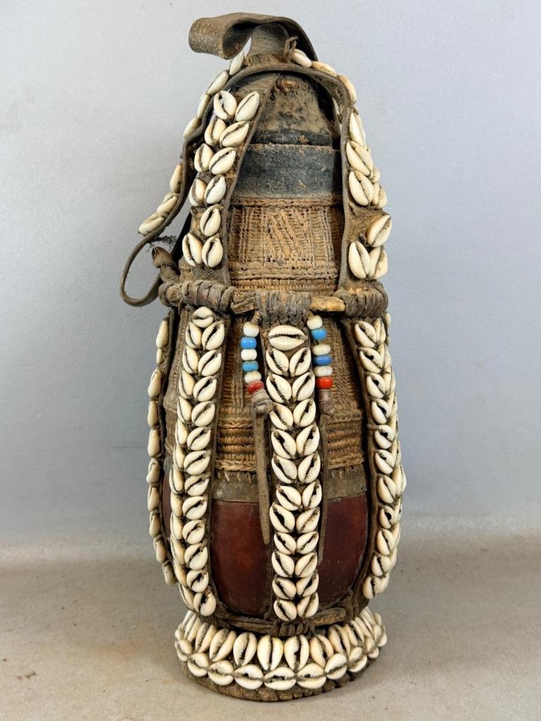 260347 - Zwaar Oud Afrikaans Vuvi masker - Gabon, Ophalen of Verzenden