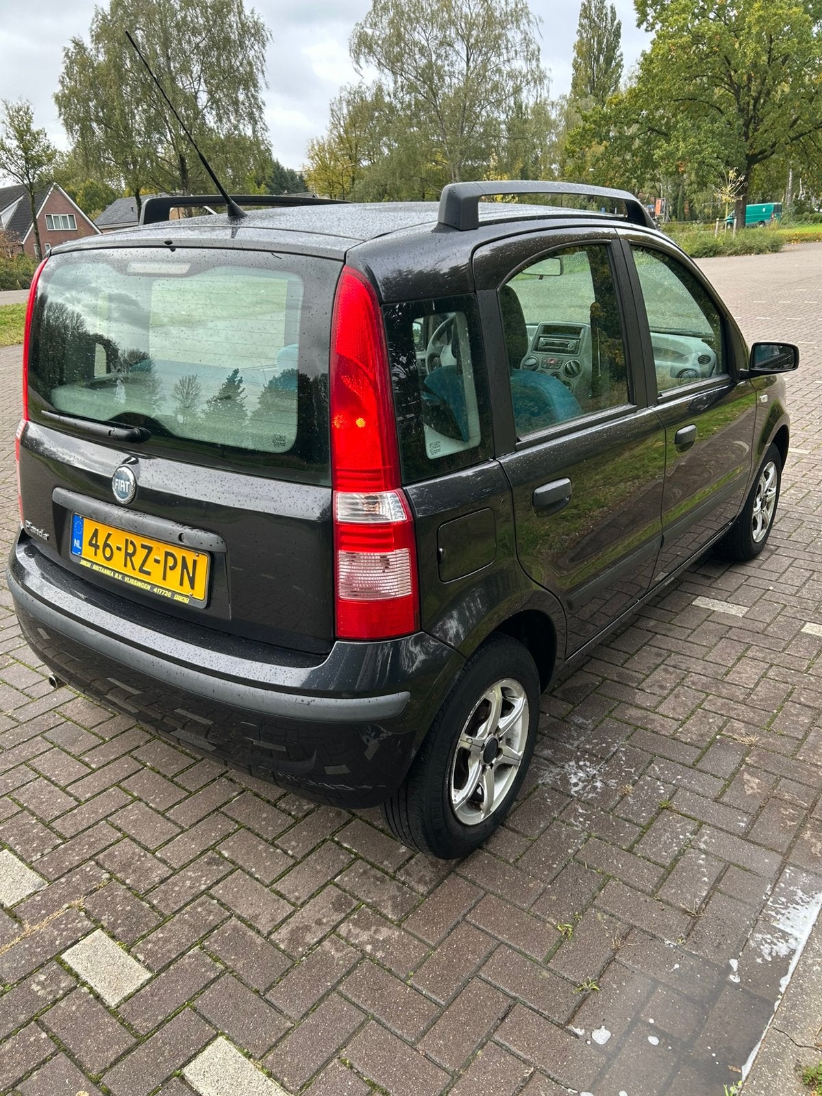 Fiat Panda 155000 km 2005 MEENEEMPRIJS, Auto's, Voorwielaandrijving, Zwart, Origineel Nederlands, Handgeschakeld
