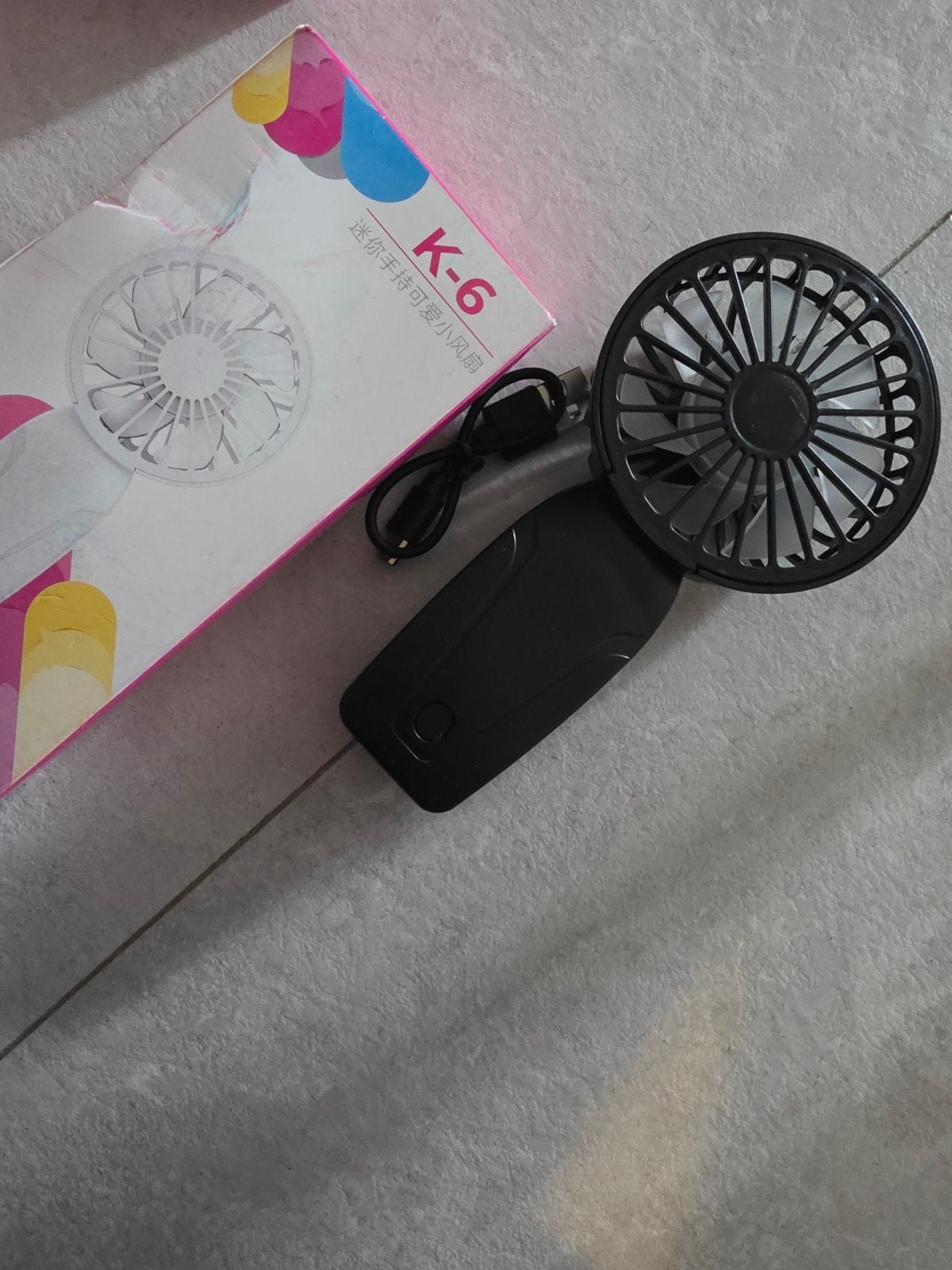 Oplaadbare Handventilator - Compact en Draagbaar, Witgoed en Apparatuur, Ventilatoren, Ophalen of Verzenden, Nieuw, Overige