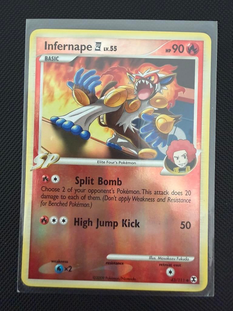 Pokemon kaart - infernape sp, Ophalen of Verzenden, Zo goed als nieuw