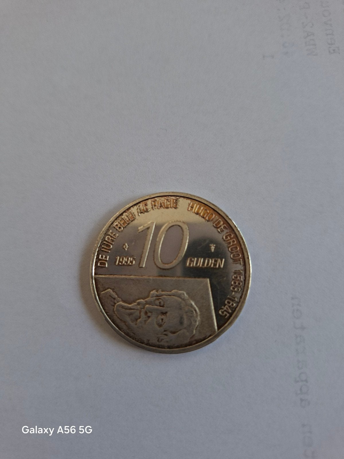 10 guldenmunt zilver beatrix hugo de groot 1995, Ophalen of Verzenden, Koningin Beatrix, 10 gulden, Zilver