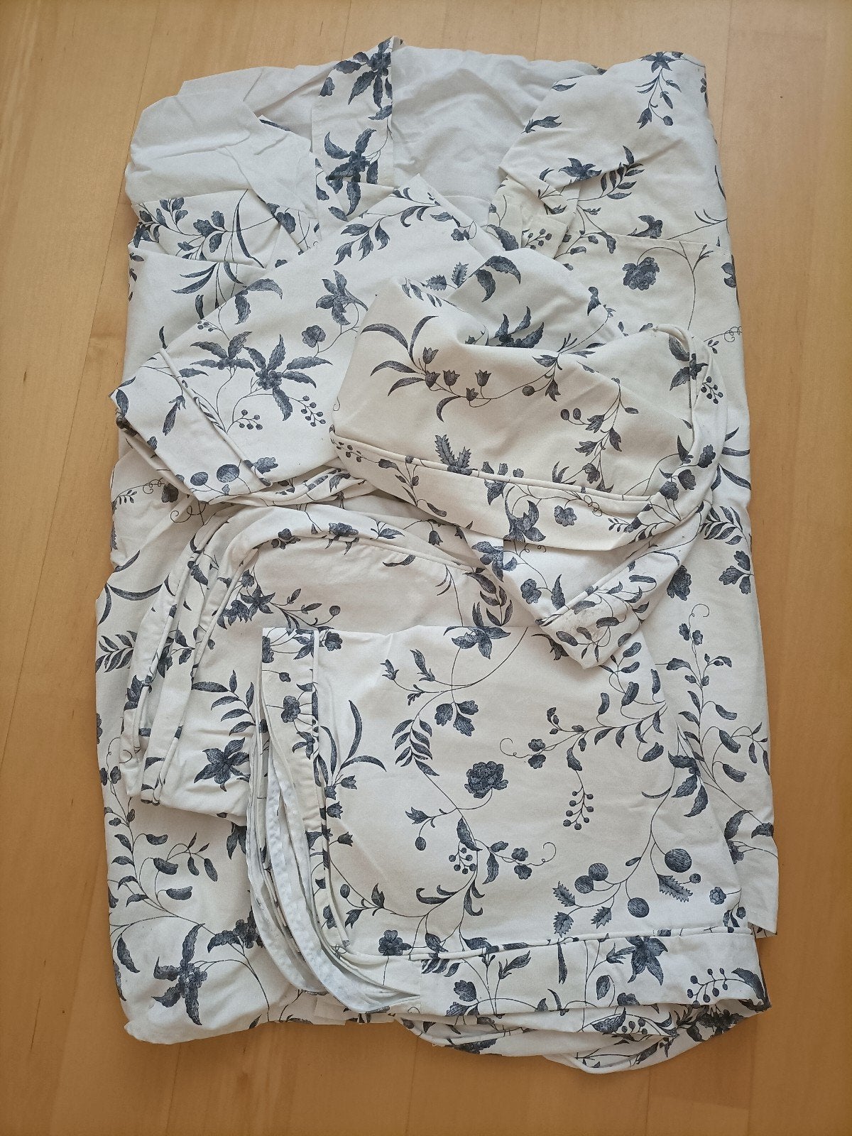 IKEA Ektorp 2-zits bankhoezen met bloemenprint, Gebruikt, Tweepersoons, 75 tot 100 cm, Stof