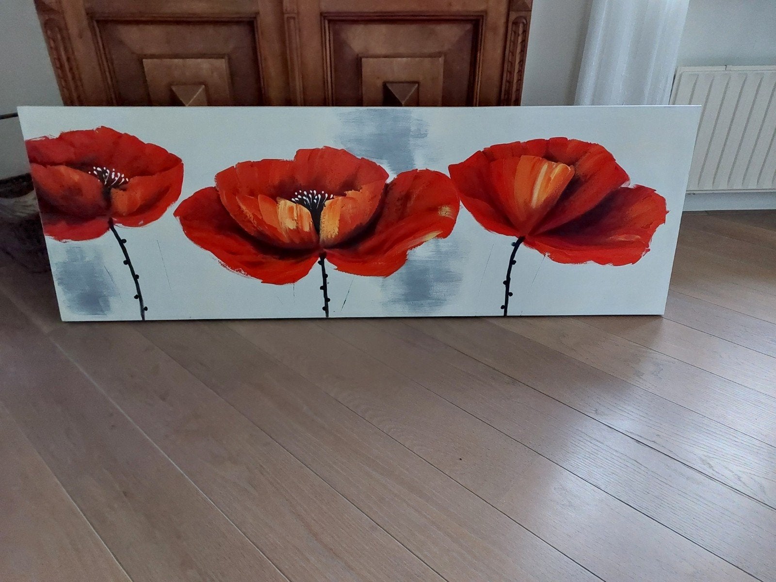 Schilderij met klaprozen, Ophalen, Bloemen