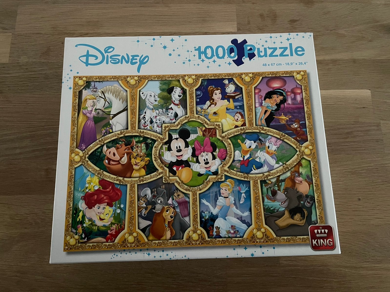 King x Disney puzzel 1000 stukjes, Ophalen, 500 t/m 1500 stukjes, Gebruikt, Legpuzzel