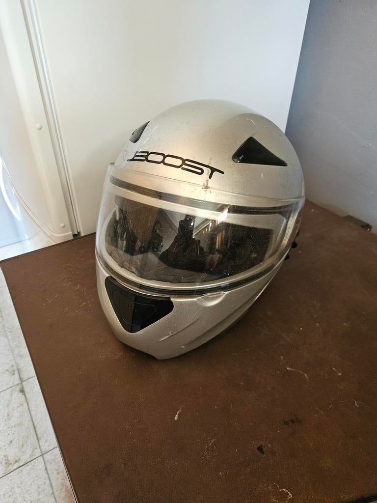 Boost Systeemhelm Zilver - Maat XL, Overige merken, Systeemhelm, Heren, XL