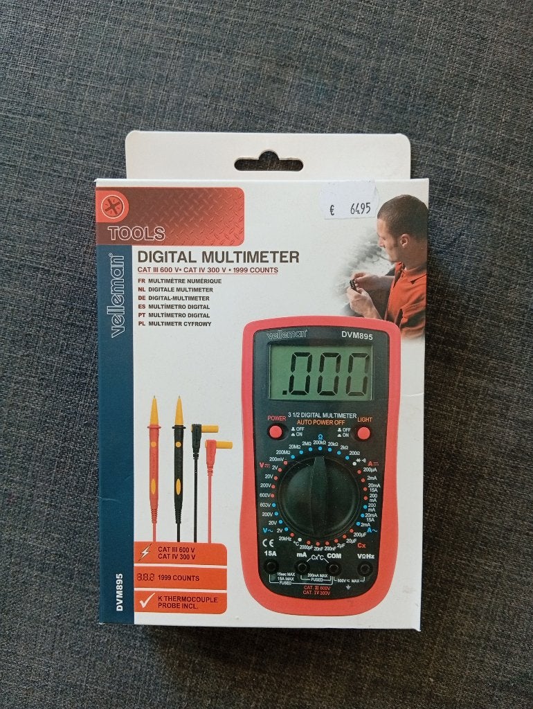 DIGITALE MULTIMETER, Doe-het-zelf en Verbouw, Ophalen of Verzenden, Nieuw, Multimeter