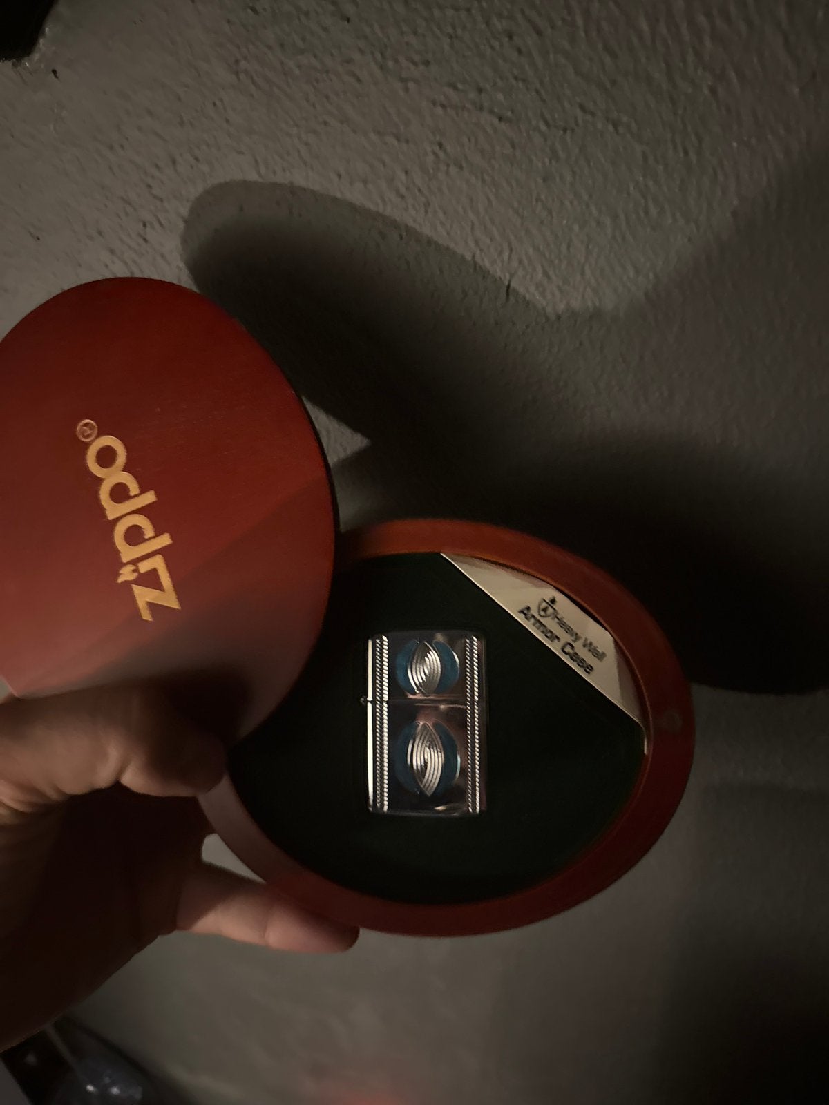 Zippo aansteker in originele doos - Heavy Wall Armor Case, Ophalen of Verzenden, Nieuw, Aansteker