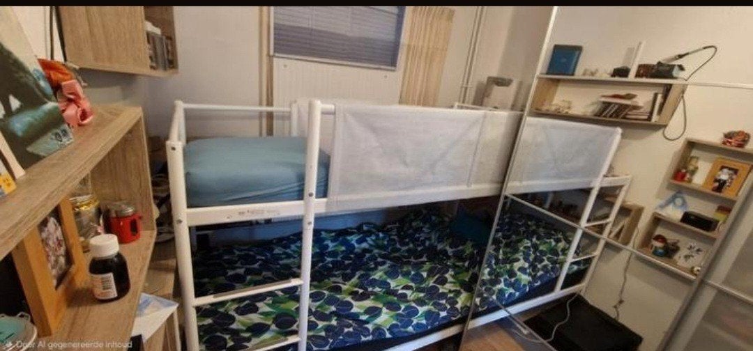 IKEA VITVAL stapelbed - Zo goed als nieuw, Ophalen, Gebruikt, 90 cm, Tweepersoons