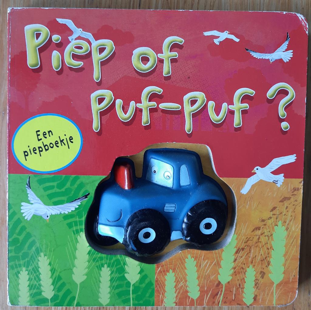 Baby peuter boekje tractor (piepboekje), Ophalen of Verzenden, Zo goed als nieuw, Uitklap-, Voel- of Ontdekboek