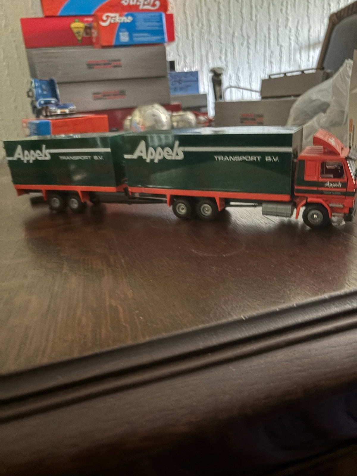 Appels Transport B.V. vrachtwagen met aanhanger, Overige merken, Gebruikt, 1:32 tot 1:50, Ophalen of Verzenden