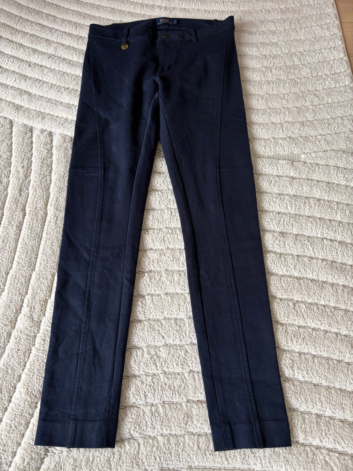 Polo Ralph Lauren donkerblauwe legging - Maat S/8, Kleding | Dames, Blauw, Ophalen of Verzenden, Zo goed als nieuw, Maat 36 (S)