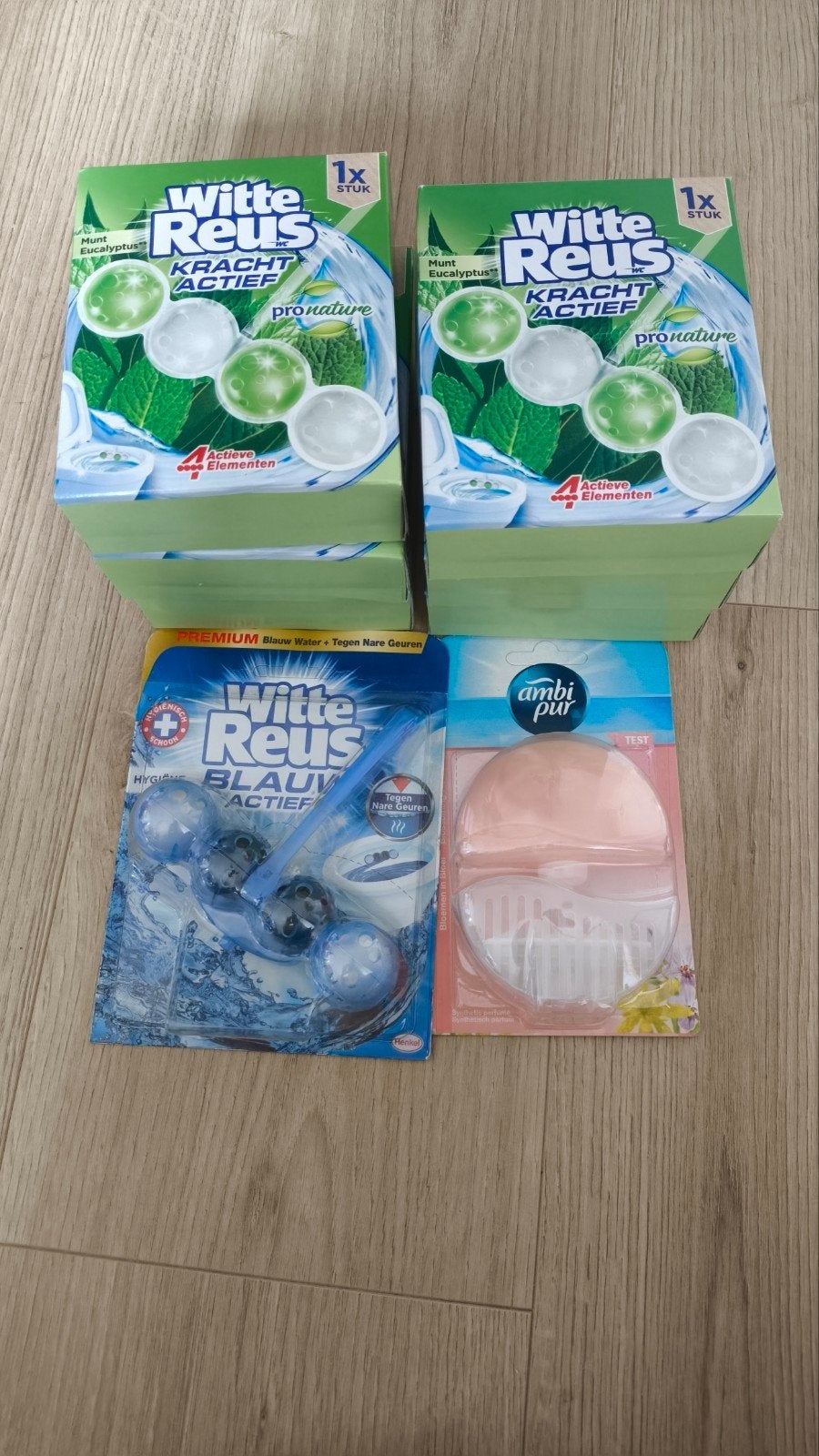 Toiletblokmen, Witte Reus & Ambi Pur (8 stuks), Ophalen of Verzenden, Nieuw