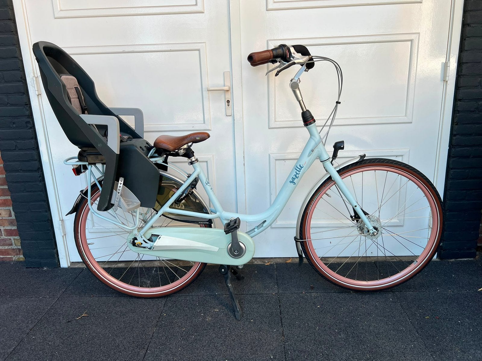 Gazelle Bloom Moederfiets C7 Nieuwe model 28 inch 49cm, Ophalen, 2 zitjes, Dubbele standaard, 56 cm of meer