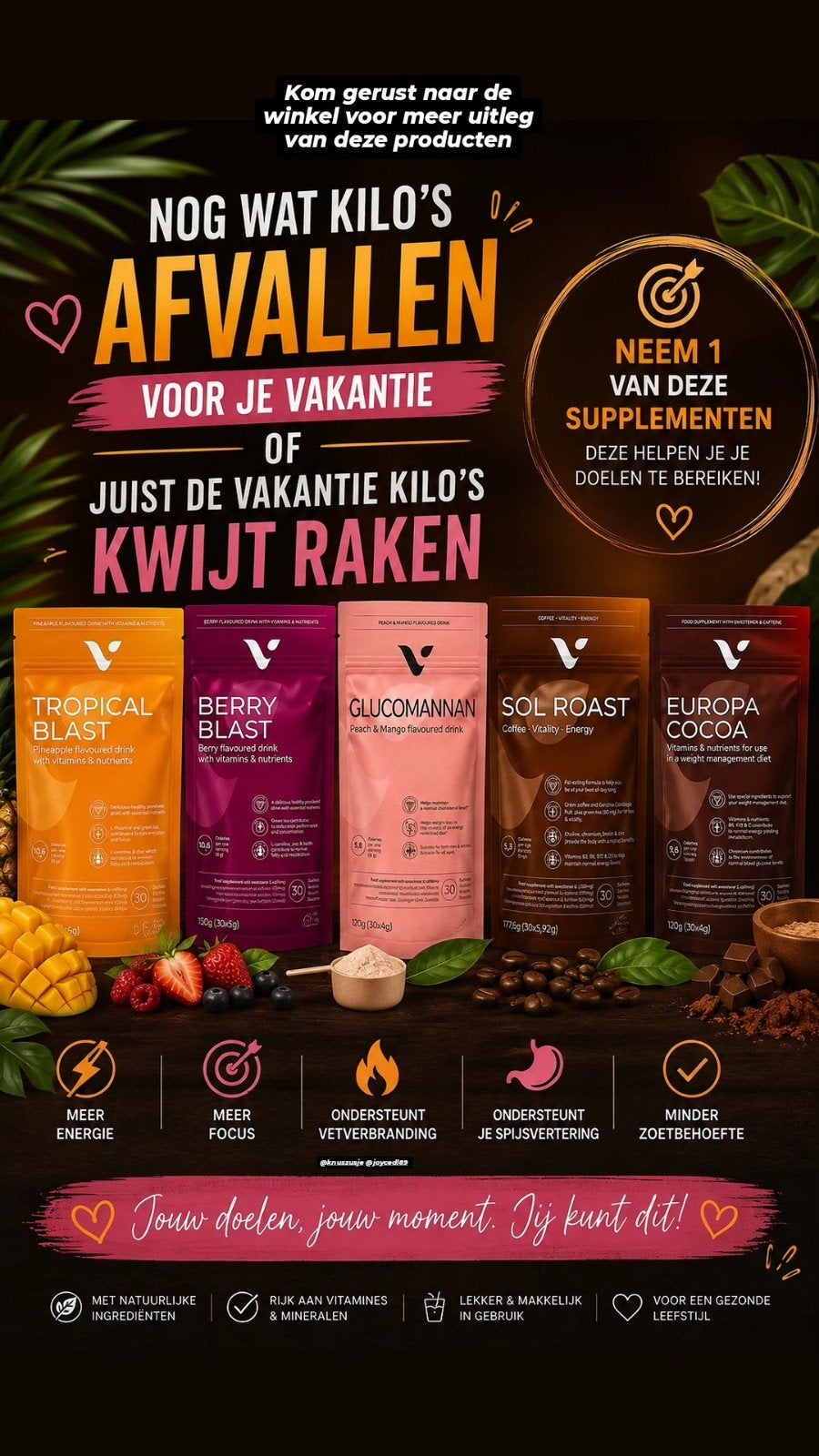 afvallen met natuurlijke suplementen, Ophalen of Verzenden, Zo goed als nieuw