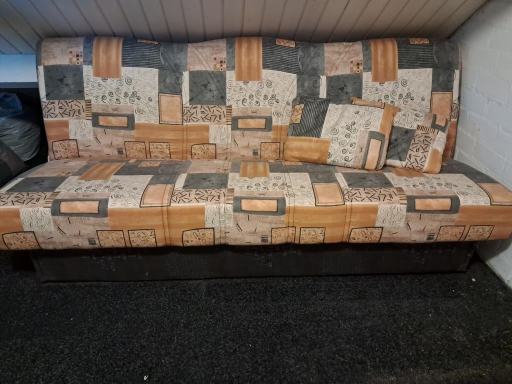 Slaapbankje/  zitbankje, Huis en Inrichting, Ophalen, Zo goed als nieuw, 190 cm of minder